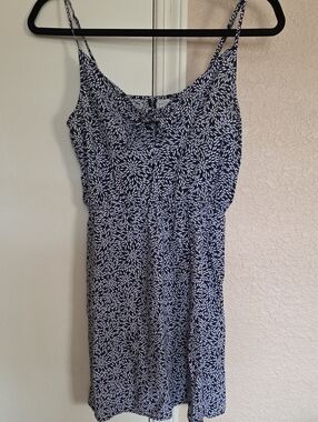 Divided | H & M Blue and White Mini Dress